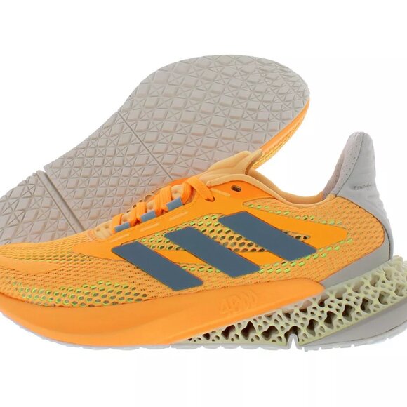 New Adidas 4DFWD 4D Pulse Running Shoes Sneakers Men's Flash Orange GX2992 - Picture 3 of 5